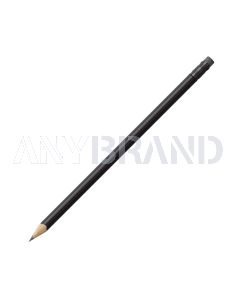 Faber-Castell Bleistift in schwarz mit Radiertip