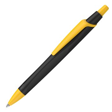 Schneider Reco Basic Kugelschreiber Blauer Engel schwarz / gelb