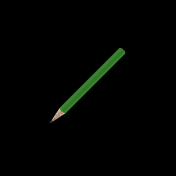 Bleistift rund farbig, kurz, FSC light_green
