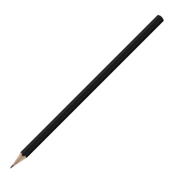 Bleistift sechskant farbig, FSC black