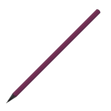 Designbleistift sechskant schwarz durchgefärbt farbig, FSC purple