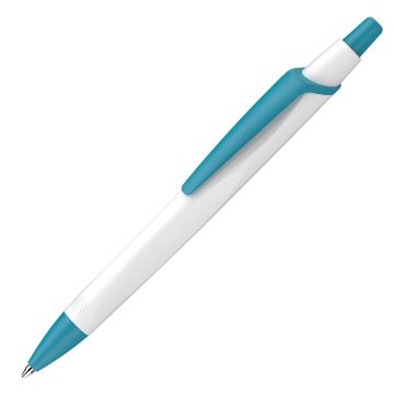 Schneider Reco Basic Kugelschreiber Blauer Engel weiß / türkis