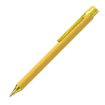 Schneider Essential Soft Touch Kugelschreiber transparent gelb