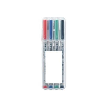 Staedtler Lumocolor Non-Permanet Pen F in 4er Box
