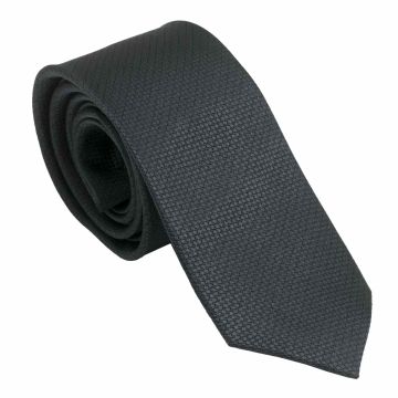 Ungaro Seide Krawatte Uomo Dark Grey