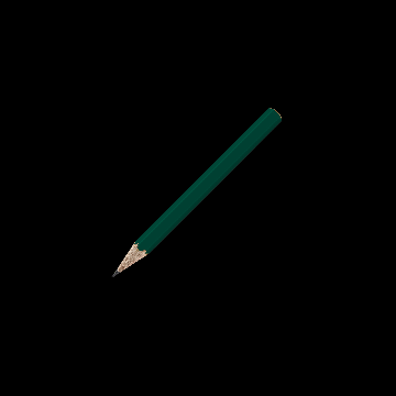 Bleistift sechskant farbig kurz, FSC dark_green