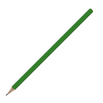 Bleistift sechskant farbig, FSC light_green