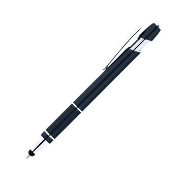 Alpha Stylus Kugelschreiber metallic schwarz
