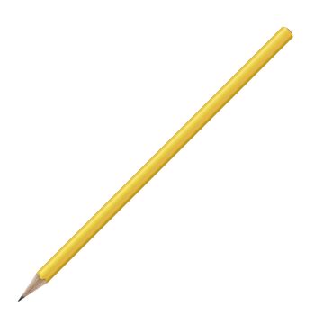 Bleistift sechskant farbig, FSC gold