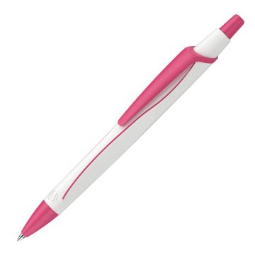Schneider Reco Line Kugelschreiber Blauer Engel weiß / pink