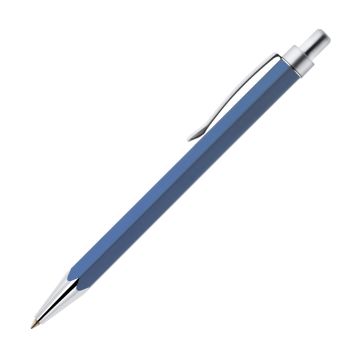 IPORA Sketch Metallkugelschreiber mit Clip blau