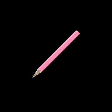 Bleistift sechskant farbig kurz, FSC light_pink