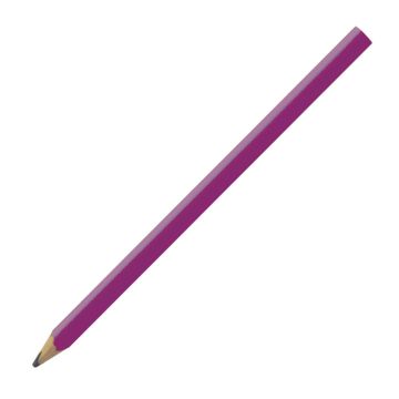 Zimmermannsbleistift oval matt 24 cm, HB, FSC purple