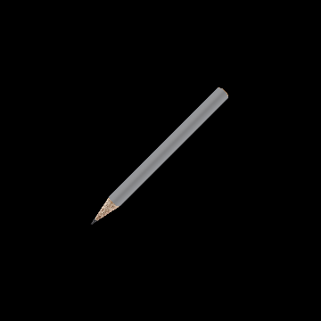 Bleistift rund farbig, kurz, FSC grey