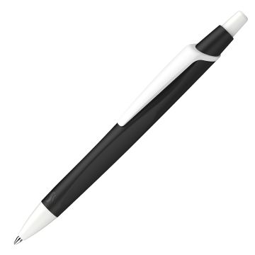 Schneider Reco Basic Kugelschreiber Blauer Engel schwarz / weiß
