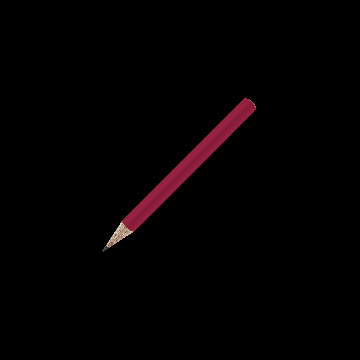 Bleistift rund farbig, kurz, FSC burgundy