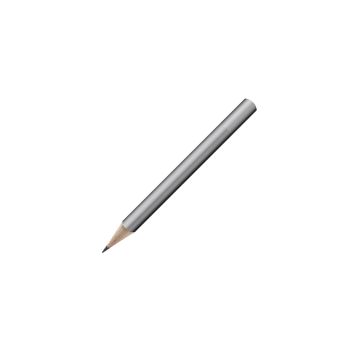 Bleistift dreikant farbig, FSC silver