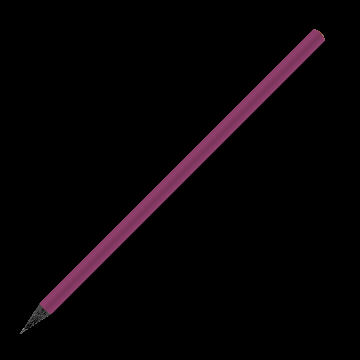 Designbleistift rund schwarz durchgefärbt farbig, FSC purple
