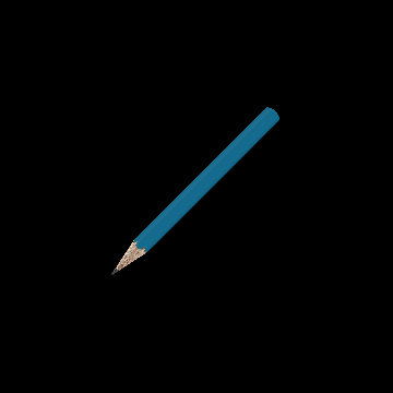 Bleistift sechskant farbig kurz, FSC dark_blue_