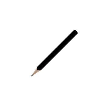 Bleistift dreikant farbig, FSC black