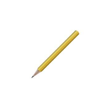 Bleistift dreikant farbig, FSC gold