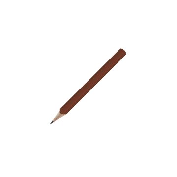 Bleistift dreikant farbig, FSC brown