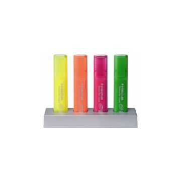 Staedtler Textsurfer Rainbow Colour Tischständer mit 4 Textmarkern