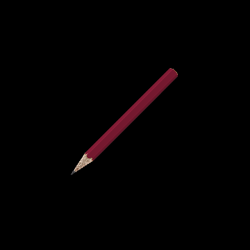 Bleistift sechskant farbig kurz, FSC burgundy