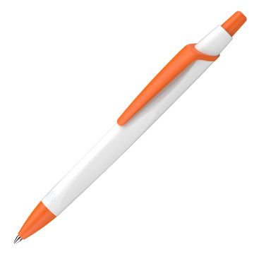 Schneider Reco Basic Kugelschreiber Blauer Engel weiß / orange