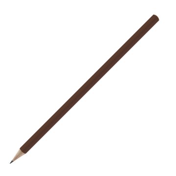 Bleistift rund farbig, FSC dark_brown