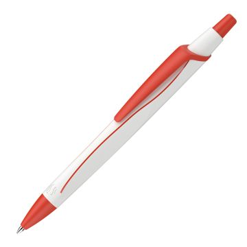 Schneider Reco Line Kugelschreiber Blauer Engel weiß / rot