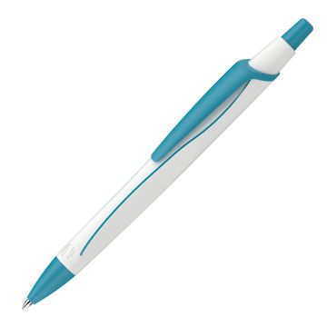 Schneider Reco Line Kugelschreiber Blauer Engel weiß / türkis