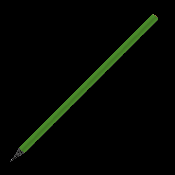 Designbleistift rund schwarz durchgefärbt farbig, FSC light_green