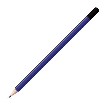 Staedtler Bleistift Reflex Blau mit farbiger Tauchkappe sechskant (eckig)