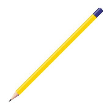 Staedtler Bleistift gelb mit farbiger Tauchkappe rund