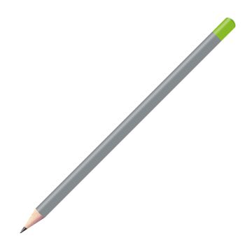 Staedtler Bleistift silber mit farbiger Tauchkappe rund