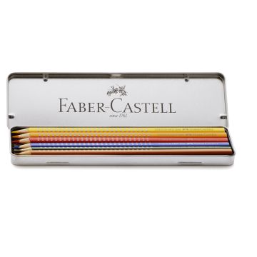 Faber-Castell 6 Colour GRIP im Metalletui