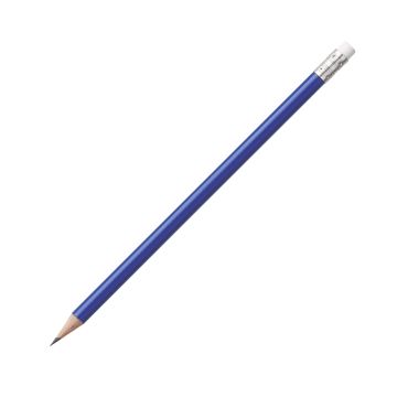 Faber-Castell Bleistift in blau mit Radiertip
