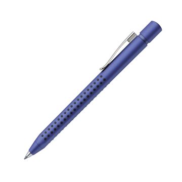 Faber-Castell GRIP 2011 Druckkugelschreiber blau-metallic