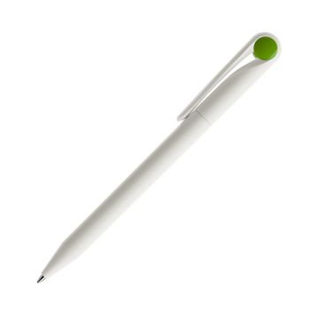 Prodir DS1 TMM Twist Kugelschreiber weiß matt mit farbigem Punkt