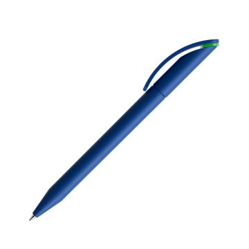 Prodir DS3 TMM Twist Kugelschreiber blau matt mit farbigem Ring