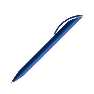 Prodir DS3 TMM Twist Kugelschreiber blau matt mit farbigem Ring