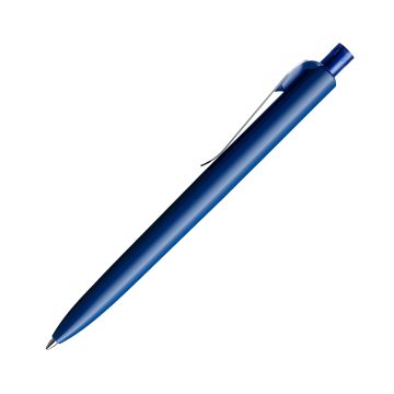 Prodir DS8 PSM Push Kugelschreiber blau poliert mit Standardmetallclip