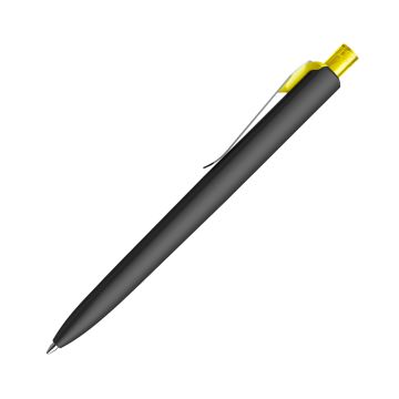 Prodir DS8 PSR Soft Touch Kugelschreiber schwarz mit Standardmetallclip