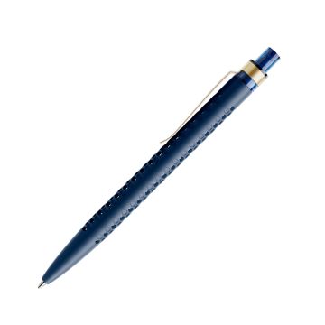 Prodir QS40 PMS Push Kugelschreiber blau matt mit Metallclip