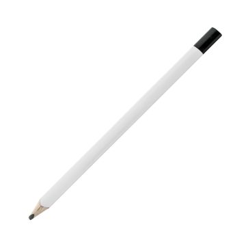 3-Kant-Bleistift in weiß – der Allrounder der Baustifte in weiß