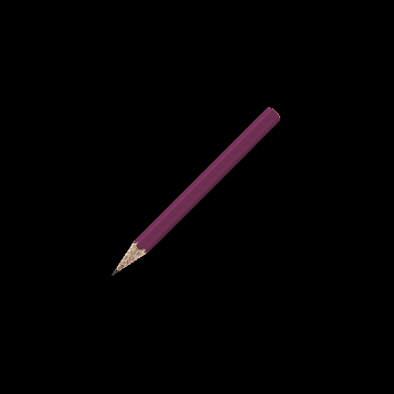 Bleistift sechskant farbig kurz, FSC purple