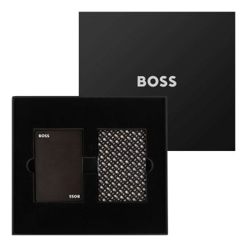HUGO BOSS Spielkarten 2 Decks Iconic Black