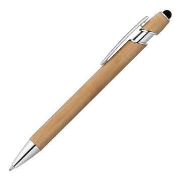 Alpha Bambus-Kugelschreiber mit Stylus
