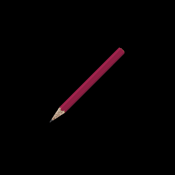 Bleistift sechskant farbig kurz, FSC pink